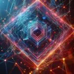 Abstract Neon Geometry