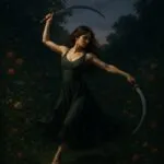 Blade Dancer in the Twilight Garden