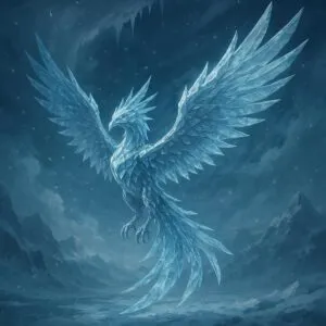 Crystalline Phoenix in the Frozen Sky