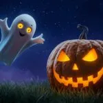 Cute Ghost and Pumpkin Friends