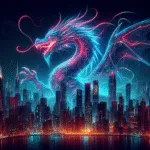 Cyber Dragon of Neon Skyline
