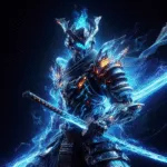Cyber Samurai with Plasma Armor