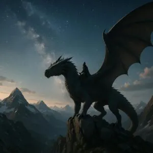 Dragonrider of the Starlit Peaks