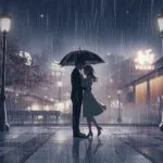 Dreamy Stroll in the Rain