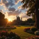 Enchanted Garden at Sunrise