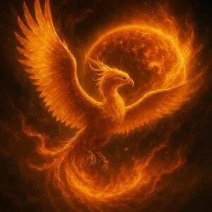 Eternal Phoenix in the Solar Flare