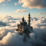 Fantasy Castle in the Clouds