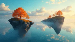 Floating Islands in the Sky