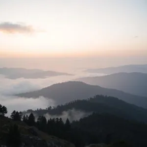 Foggy Mountain Range