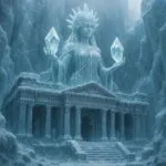 Frozen Temple of the Crystal Goddess