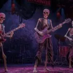 Funny Skeleton Band