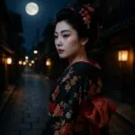 Geisha of the Moonlit Streets