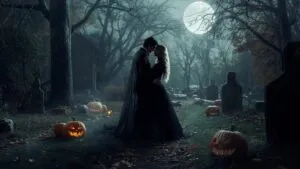 Ghostly Love in the Graveyard