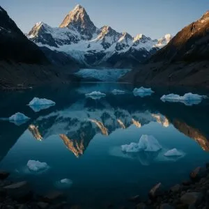 Glacial Lake Reflection