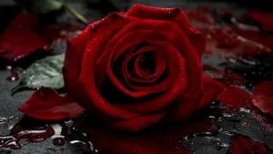 Gothic Rose and Vampire Love