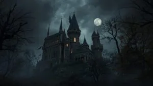 Haunted Castle Under the Moon