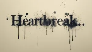 Ink Spilled Across Old Letters