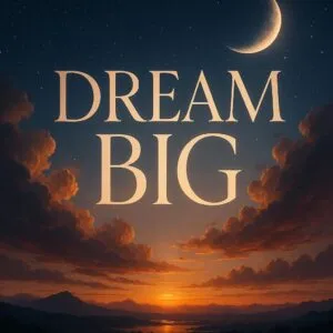 Inspirational Quote: Dream Big