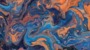 Iridescent Liquid Swirls