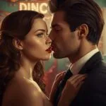 Kiss in the Retro Diner