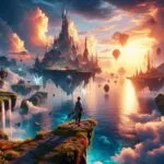 Lumina Sprite by the Crystal Waterfall