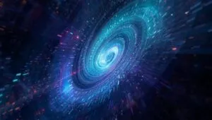 Luminous Shards Spinning in the Abyss