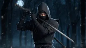 Masked Shinobi with Twin Blades