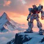 Mecha Robot Standing Guard