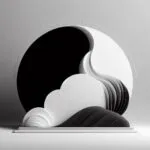 Minimalist Black and White Shapes