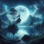 Moonlight Sorceress of the Enchanted Lake