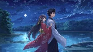 Moonlit Promise by the Riverbank