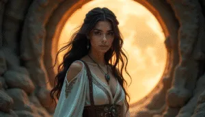 Mystic Elf Queen in Star Garden