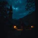 Mystic Village at Night