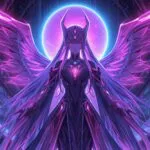 Neon Priestess of the Cyber Realm