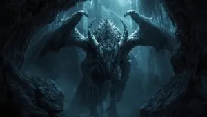 Obsidian Dragon of the Deep Caves