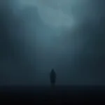 Shadow Hugging a Wall of Silence