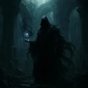 Shadow Mage in the Abyssal Ruins