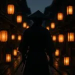 Shadow Samurai in the Lantern Street