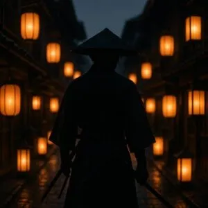 Shadow Samurai in the Lantern Street