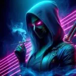 Silent Assassin in Neon Shadows