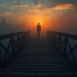 Silent Bridge at Dusk