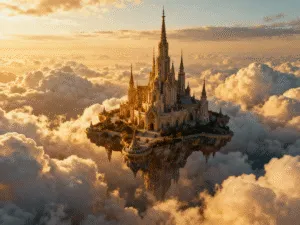 Sky Castle Above the Clouds
