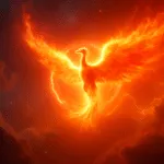 Solar Phoenix in Cosmic Flames