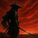 Stormblade Ronin Under Crimson Sky