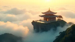 Temple Above the Clouds