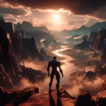 Titan Watching Over Obsidian Valley