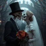Skeleton Bride and Groom
