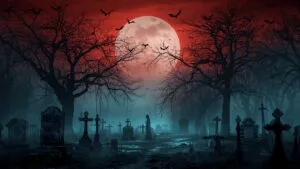 Vampire Love in the Cemetery