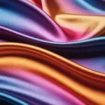 Abstract Flowing Silk Fabric Texture Detail