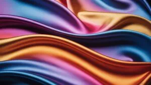 Abstract Flowing Silk Fabric Texture Detail